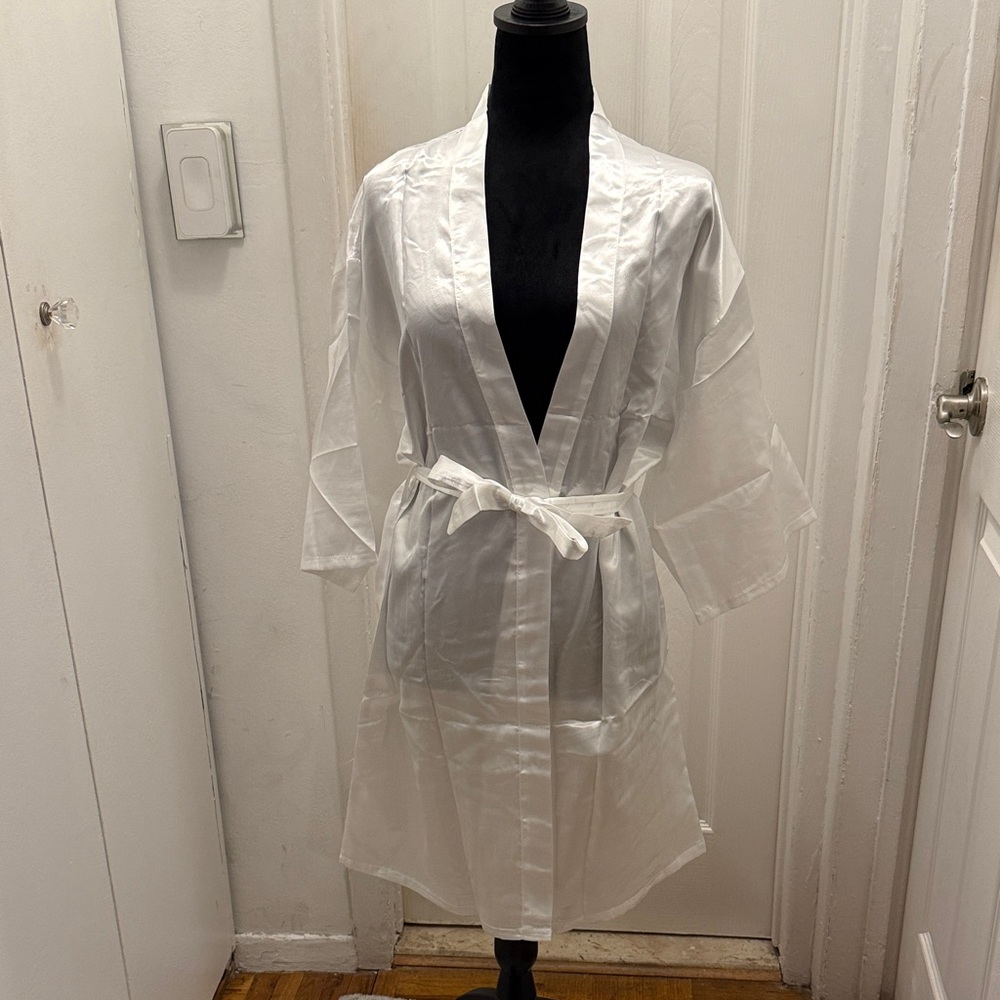 Elegant White Bride Women's Robe New